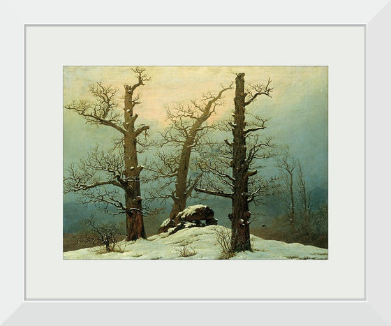 "Cairn in Snow(1807)", Caspar David Friedrich