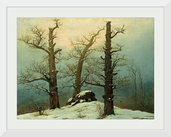 "Cairn in Snow(1807)", Caspar David Friedrich