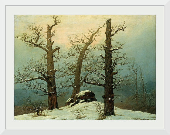 "Cairn in Snow(1807)", Caspar David Friedrich