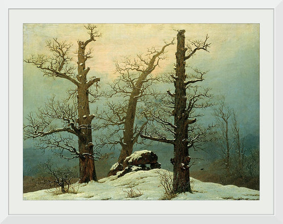 "Cairn in Snow(1807)", Caspar David Friedrich