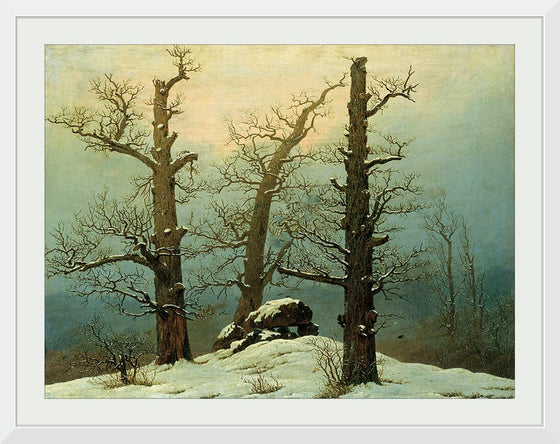 "Cairn in Snow(1807)", Caspar David Friedrich