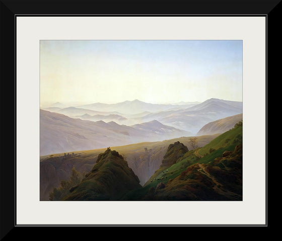 "Morning in the Mountains(1823)", Caspar David Friedrich
