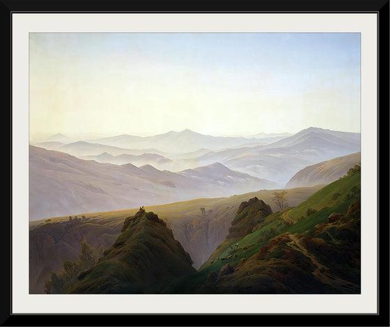 "Morning in the Mountains(1823)", Caspar David Friedrich