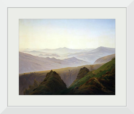 "Morning in the Mountains(1823)", Caspar David Friedrich