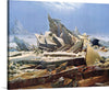 "The Sea of Ice (The Wreck of Hope)(1823-1824)", Caspar David Friedrich