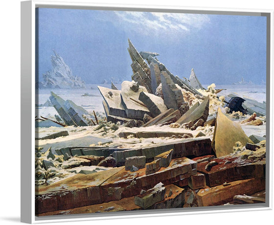 "The Sea of Ice (The Wreck of Hope)(1823-1824)", Caspar David Friedrich