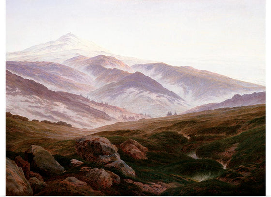 "Memories of the Giant Mountains(1835)", Caspar David Friedrich