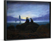 "Moonrise over the Sea(1822)", Caspar David Friedrich