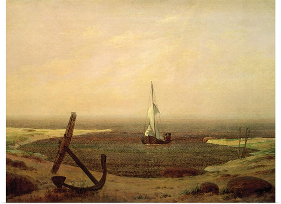 "Evening(1817)", Caspar David Friedrich