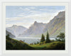 "Landscape With Mountain Lake, Morning(1823-1835)", Caspar David Friedrich