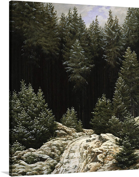 "Early Snow(1827)", Caspar David Friedrich