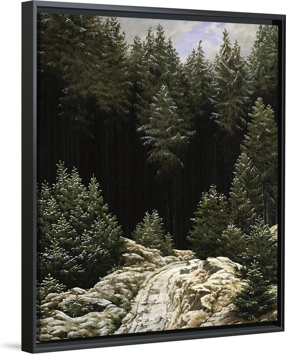 "Early Snow(1827)", Caspar David Friedrich
