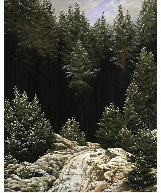 "Early Snow(1827)", Caspar David Friedrich