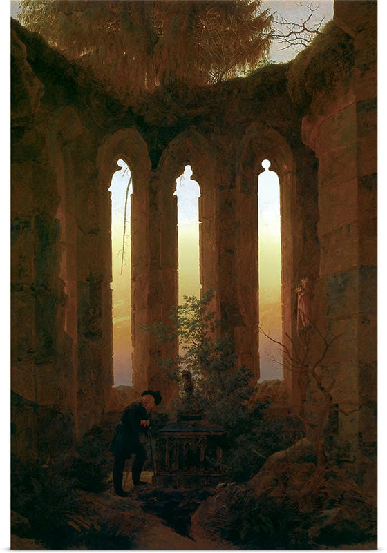 "Hutten's Grave(1823-1824)", Caspar David Friedrich