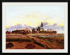 "Neubrandenburg in Flames(1835)", Caspar David Friedrich