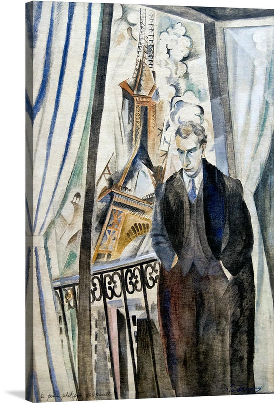 "le poète Philippe Soupault(1922)", Robert Delaunay
