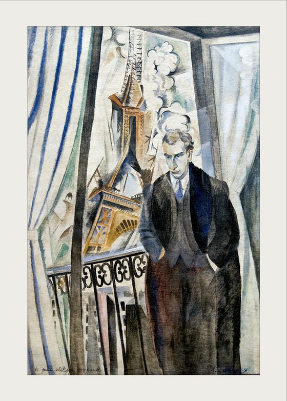 "le poète Philippe Soupault(1922)", Robert Delaunay