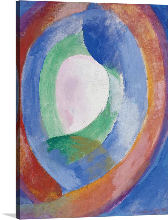 "Formes circulaires; lune no. 1(1913)", Robert Delaunay
