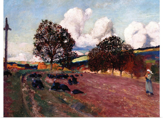 "Breton Landscape(1906)", Robert Delaunay