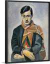"Portrait of Tristan Tzara(1923)", Robert Delaunay