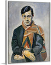 "Portrait of Tristan Tzara(1923)", Robert Delaunay