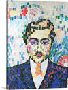 "Portrait of Jean Metzinger", Robert Delaunay