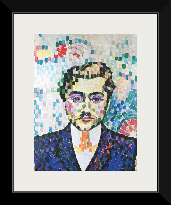 "Portrait of Jean Metzinger", Robert Delaunay