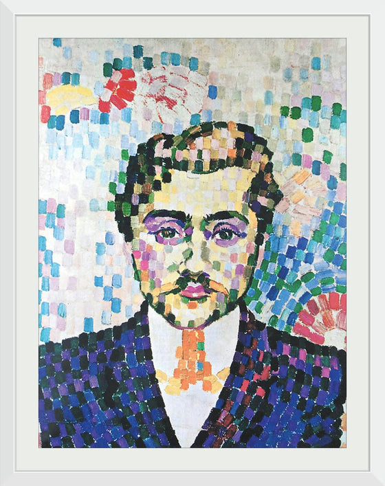 "Portrait of Jean Metzinger", Robert Delaunay