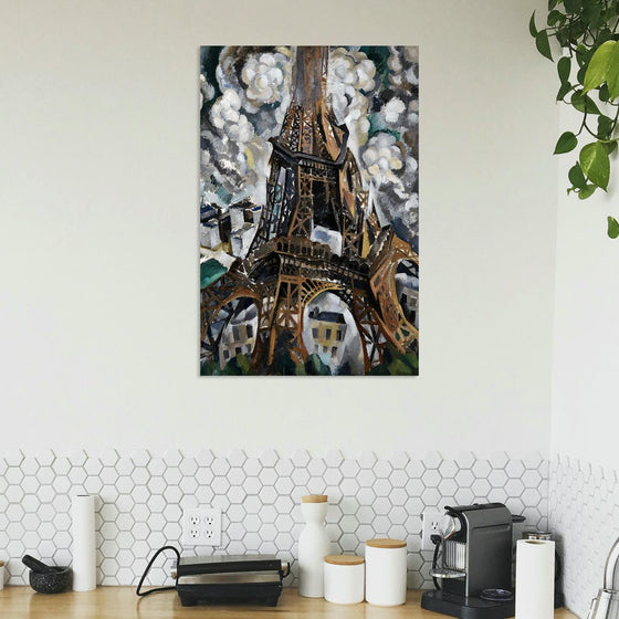 "The Eiffel Tower(1909)", Robert Delaunay