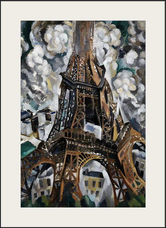 "The Eiffel Tower(1909)", Robert Delaunay