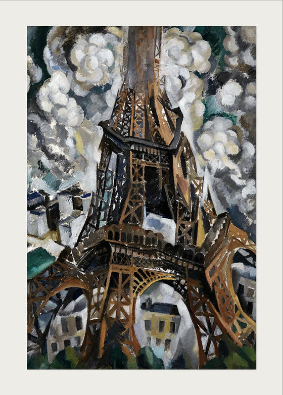 "The Eiffel Tower(1909)", Robert Delaunay