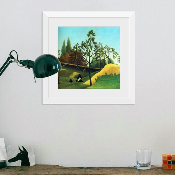 "Vue des fortifications(1896)", Henri Rousseau