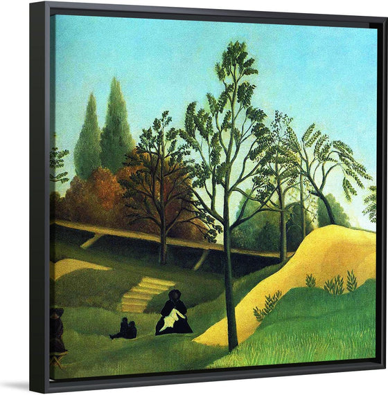 "Vue des fortifications(1896)", Henri Rousseau