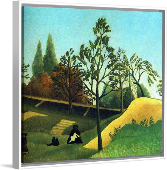 "Vue des fortifications(1896)", Henri Rousseau