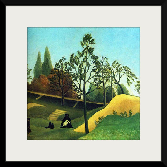 "Vue des fortifications(1896)", Henri Rousseau
