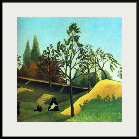 "Vue des fortifications(1896)", Henri Rousseau