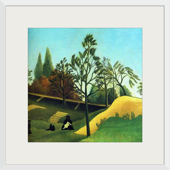 "Vue des fortifications(1896)", Henri Rousseau