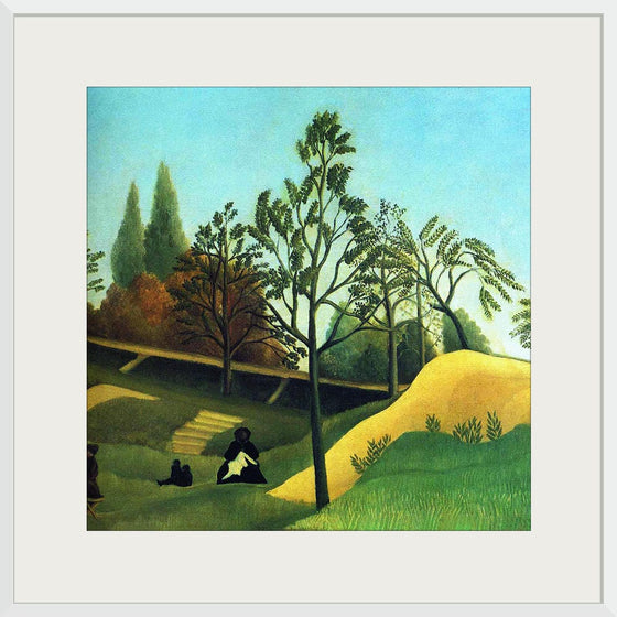 "Vue des fortifications(1896)", Henri Rousseau