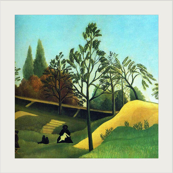 "Vue des fortifications(1896)", Henri Rousseau