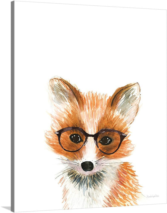 “Fox in Glasses“, Mercedes Lopez Charro