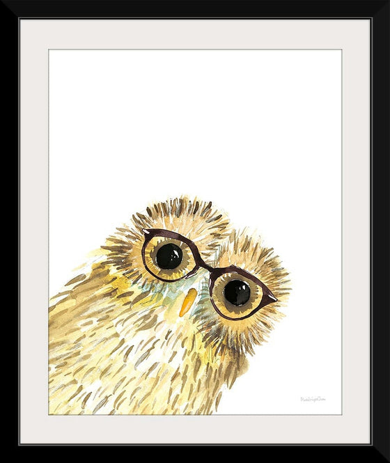 “Owl in Glasses“, Mercedes Lopez Charro