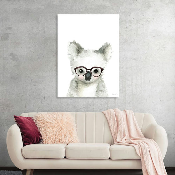 “Koala in Glasses“, Mercedes Lopez Charro