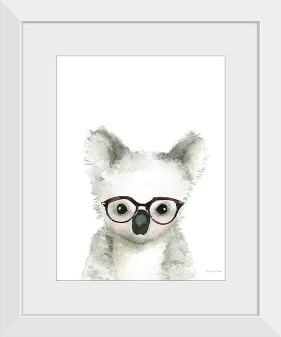 “Koala in Glasses“, Mercedes Lopez Charro