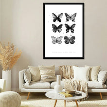  “Six Inky Butterflies“, Mercedes Lopez Charro