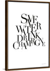 “Save Water Drink Champagne“, Mercedes Lopez Charro