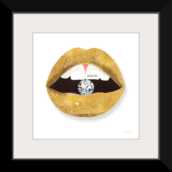 “Gold Lips II“, Mercedes Lopez Charro