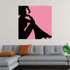 Empower yourself with "She is Everything I" by Mercedes Lopez Charro. This striking print features a silhouette of a confident woman against a vibrant pink background. The bold design and strong lines celebrate female empowerment and self-love. This artwork is perfect for inspiring and motivating you to embrace your individuality and reach for your goals.