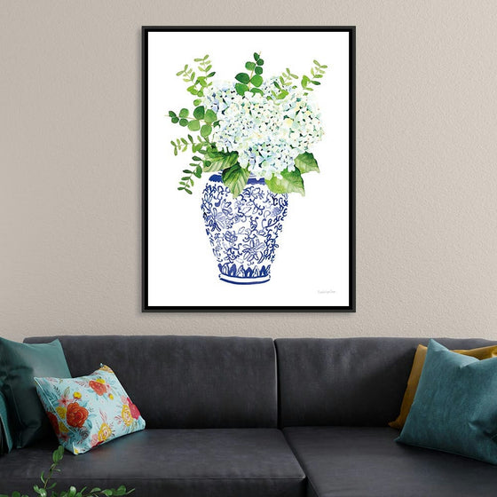 “Chinoiserie Hydrangea I“, Mercedes Lopez Charro