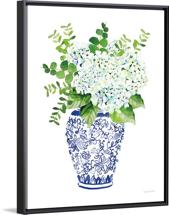 “Chinoiserie Hydrangea I“, Mercedes Lopez Charro