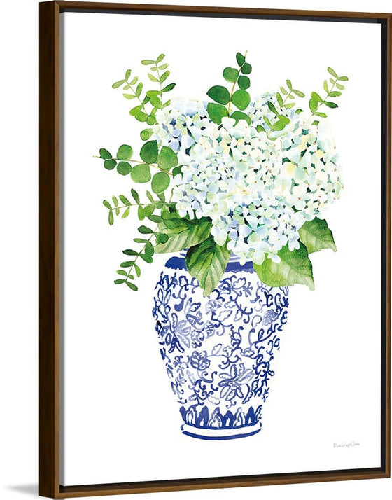 “Chinoiserie Hydrangea I“, Mercedes Lopez Charro